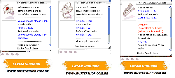 +7 Combo Sombrio Físico