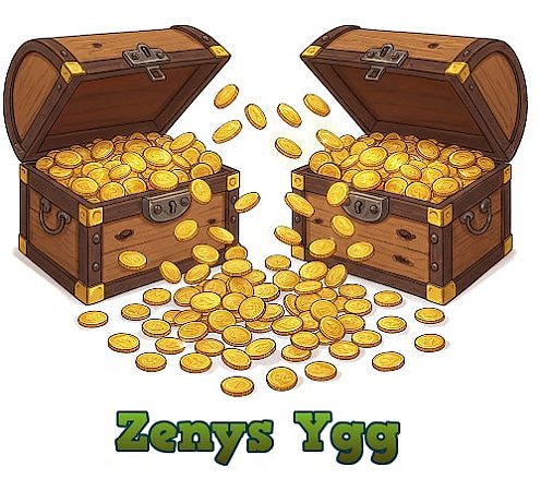 1 milhão de Zeny - 1 kk ( Ragnarok Yggdrasil )