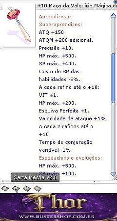 +10 Maça da Valquíria Mágica dos Canhãos Quád