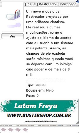 [Visual] Rastreador Sofisticado