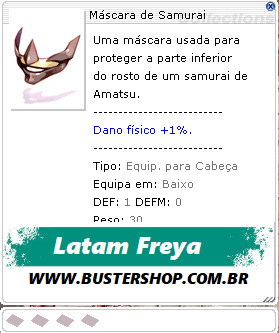 Máscara de Samurai
