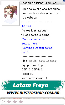 Chapéu do Bicho Preguiça [1]