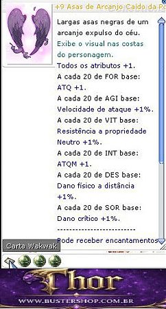 +9 Asas de Arcanjo Caído da Potência 6 3 5