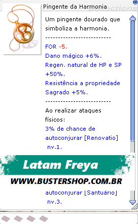 Pingente da Harmonia