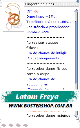 Pingente do Caos