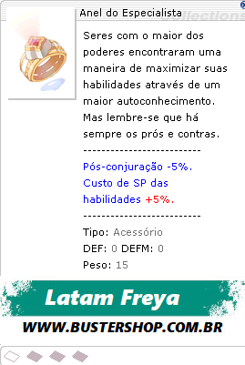 Anel do Especialista [1]