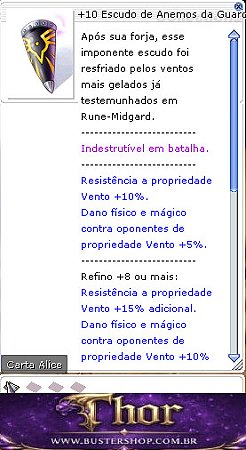 +10 Escudo de Anemos da Guarda Real
