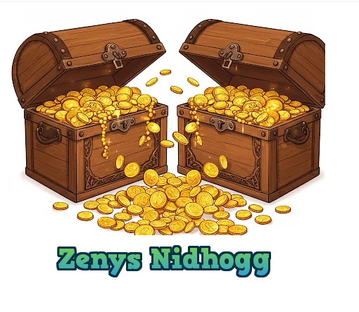 100 milhões de Zeny - 100 kk ( Ragnarok Nidhoog )