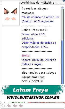 Orelhinhas da Wickebine [1]