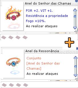 Combo Anel do Senhor das Chamas + Anel da Ressonância