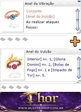 Combo Anel da Vibração + Anel do Vulcão
