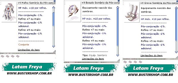 +9 Combo Sombrio Pós-conjuração
