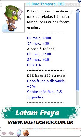 +9 Botas Temporais DES Histeria MA4