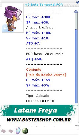 +9 Botas Temporais FOR Instinto e Espírito Lutador 7