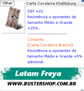 Carta Cavaleira Khalitzburg