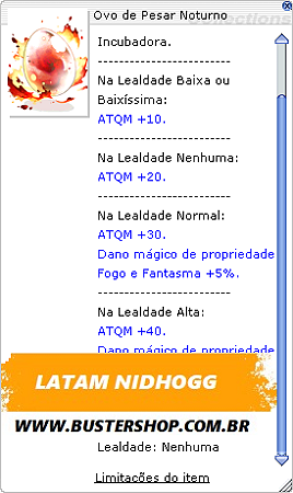 Ovo de Pesar Noturno