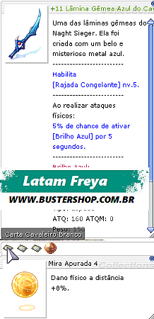 +11 Lâmina Gêmea Azul do Cavaleiro do Abismo BI MIRA 4