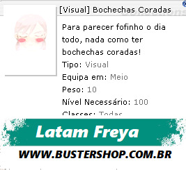 [Visual] Bochechas Coradas