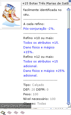 +15 Botas Três Marias de Satã