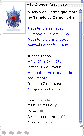 +15 Broquel Aracnídeo
