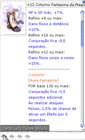 +12 Coturno Fantasma