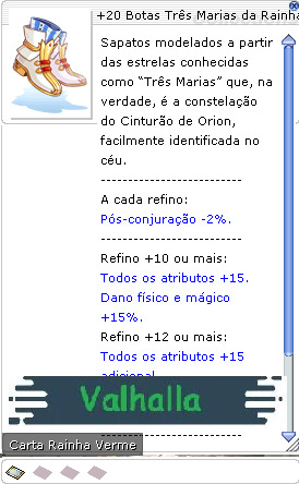 +20 Botas Três Marias da Rainha