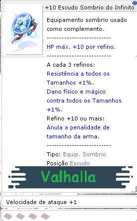 +10 Escudo Sombrio do Infinito