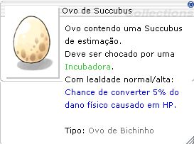 Ovo de Succubus SEM LEAL