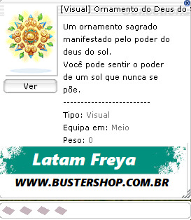 [Visual] Ornamento do Deus do Sol