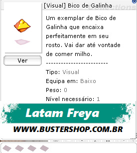 [Visual] Bico de Galinha