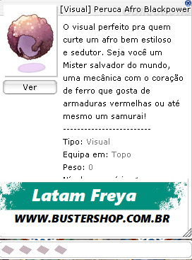 [Visual] Peruca Afro Blackpower