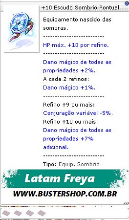 +10 Escudo Sombrio Pontual