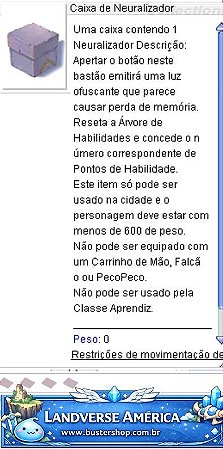Caixa de Neuralizador