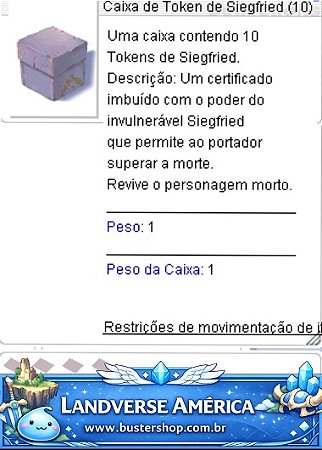 Caixa de Token de Siegfried (10)
