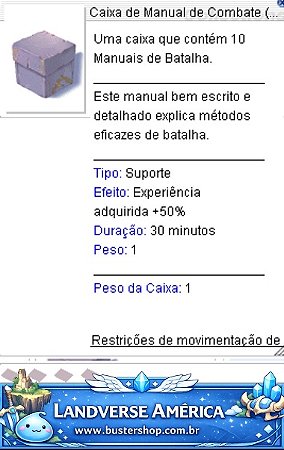 Caixa de Manual de Combate (10)