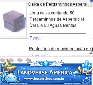 Caixa de Pergaminhos Aspersio (50)