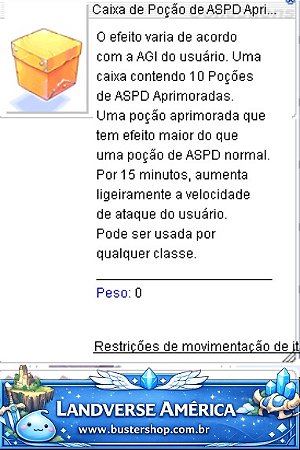 Caixa de Poção de ASPD Aprimorada