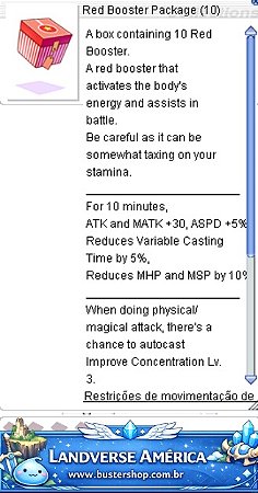 Red Booster Package (10)