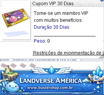 Cupom VIP 30 Dias