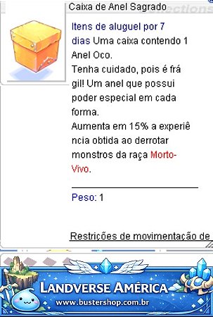 Caixa de Anel Sagrado