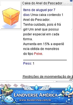 Caixa do Anel do Pescador