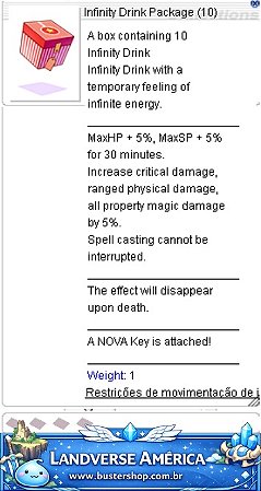 Infinity Drink Package (10)