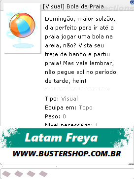 [Visual] Bola de Praia