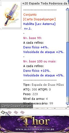 +20 Espada Toda Poderosa da Fúria