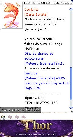 +20 Pluma de Fênix do Meteoro