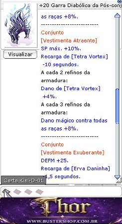 +20 Garra Diabólica da Pós-Conjuração