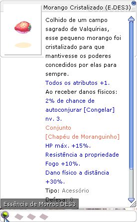 Morango Cristalizado (E.DES3)