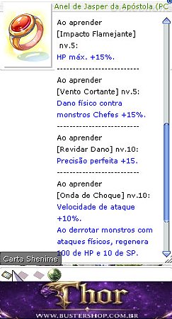 Anel de Jasper da Apóstola PC3