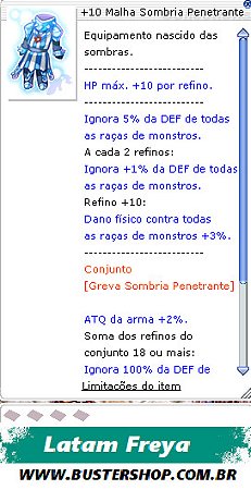 +10 Malha Sombria Penetrante