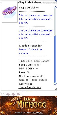 Chapéu de Rideword [1]